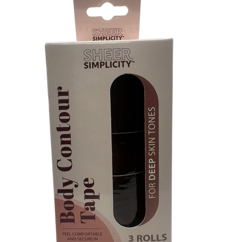 Simplicity Black Body Contour Tape | Strong hold & adhesion